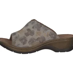 Josef Seibel Catalonia 58 56558, Plateau-Pantoletten, Damen, CREME-MULTI