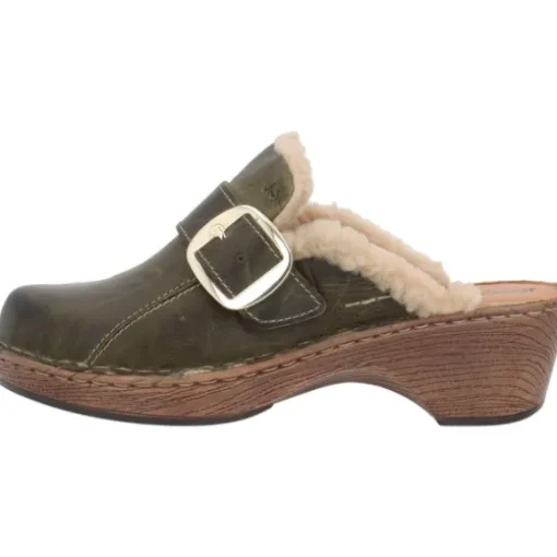 Josef Seibel Lily 10 77610, Clogs, Damen, Oliv