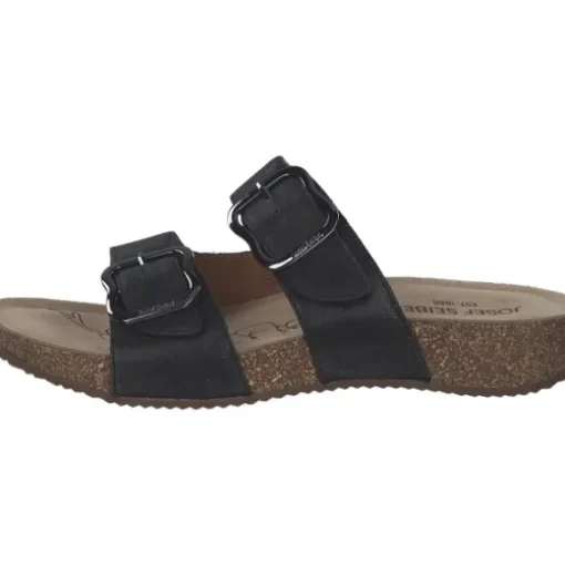Josef Seibel Tonga 64 78564, Plateau-Pantoletten, Damen, schwarz