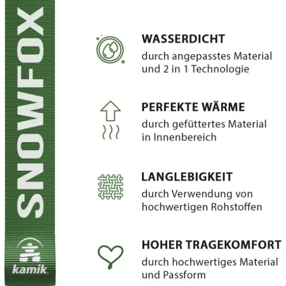 Kamik Snowfox 3WP NF8403/NF4403 M, Winterstiefel, Kinder, navy blue-bleu marin