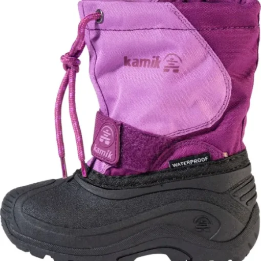 Kamik Snowfox 3WP NF8403/NF4403 W, Winterstiefel, Kinder, grape orchid-raisin orchidee