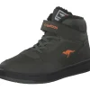 KangaROOS 10179-8090 K-CP Bound Mid EV, Winterstiefel, Kinder, military green/flame