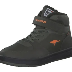 KangaROOS 10179-8090 K-CP Bound Mid EV, Winterstiefel, Kinder, military green/flame