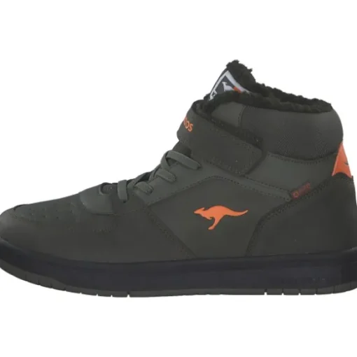 KangaROOS 10179-8090 K-CP Bound Mid EV, Winterstiefel, Kinder, military green/flame