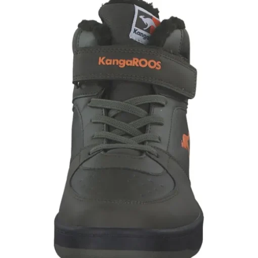 KangaROOS 10179-8090 K-CP Bound Mid EV, Winterstiefel, Kinder, military green/flame