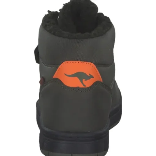 KangaROOS 10179-8090 K-CP Bound Mid EV, Winterstiefel, Kinder, military green/flame