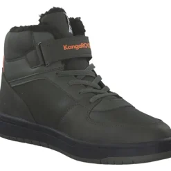 KangaROOS 10179-8090 K-CP Bound Mid EV, Winterstiefel, Kinder, military green/flame