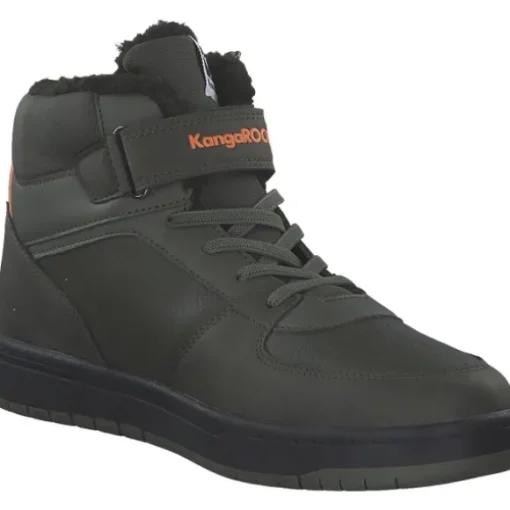 KangaROOS 10179-8090 K-CP Bound Mid EV, Winterstiefel, Kinder, military green/flame