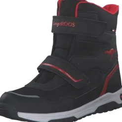 KangaROOS 10223/5053 K-MJ Hunter RTX FX, Winterstiefel, Kinder, jet black/fiery red