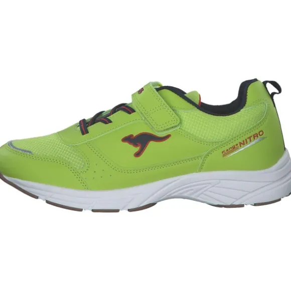 KangaROOS 10192-7049 K-Ni Keno EV, Sportliche Slipper, Kinder, limetta/dk. navy