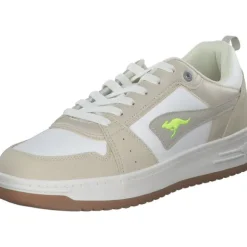 KangaROOS 30059-1080, Schnürschuhe, Damen, beige / limetta