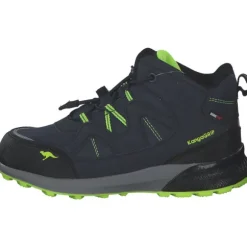 KangaROOS 18801, Stiefel (Kinder), Kinder, Dunkelblau/Lime