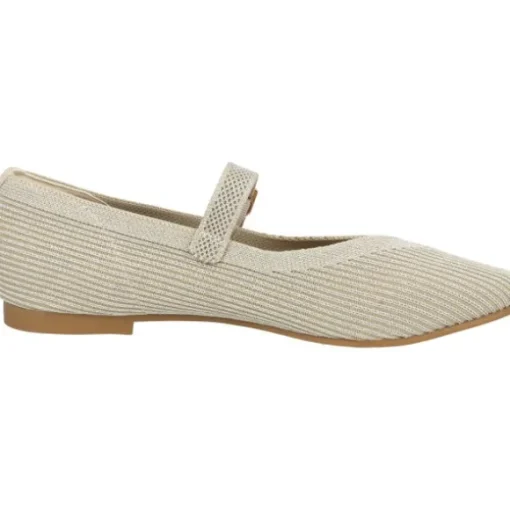 La Strada 2303386-4522, Ballerinas, Damen, beige/silver