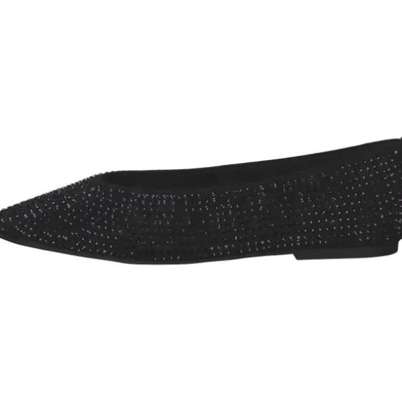 La Strada 2214327-2201 FLAT, Ballerinas, Damen, black stones