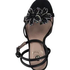 La Strada 2201104, Plateau-Sandaletten, Damen, soft black