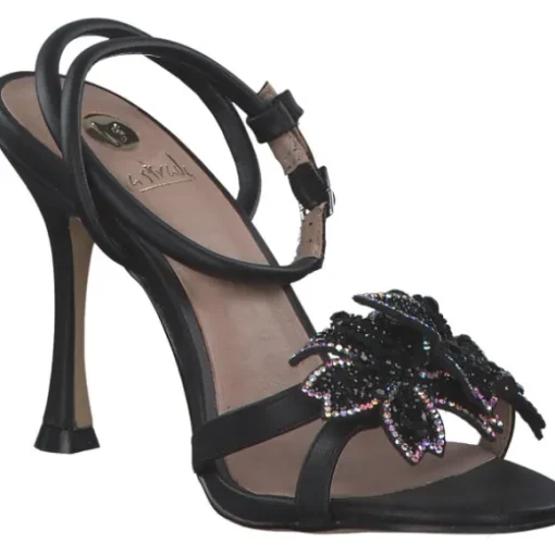 La Strada 2201104, Plateau-Sandaletten, Damen, soft black