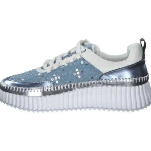 La Strada 2300962, Schnürschuhe, Damen, lt blue metallic