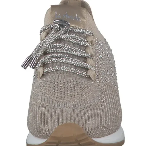 La Strada 2400409-4543 SNEAKER, Schnürschuhe, Damen, GOLD/STONES