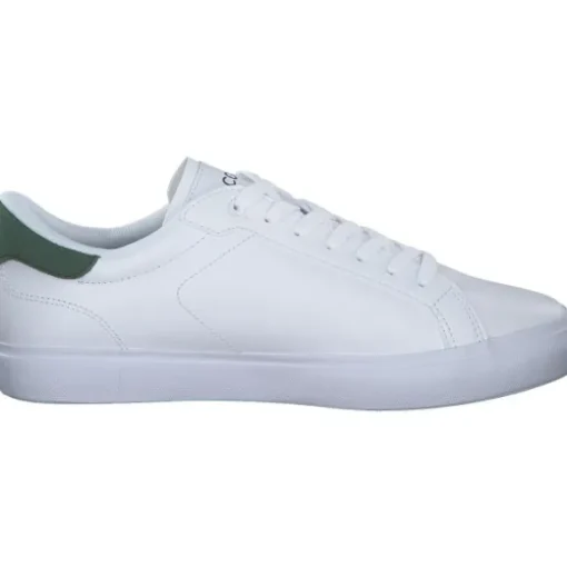 Lacoste 48SMA0001_1R5 POWERCOURT, Klassische- & Business Schuhe, Herren, WHT/DK GRN