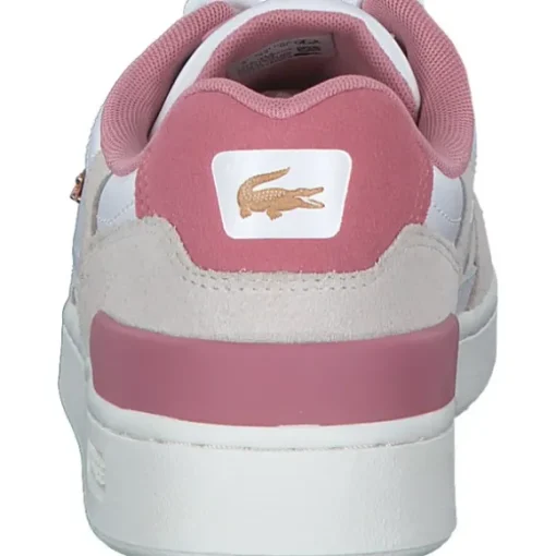 Lacoste T-Clip 47SFA0082, Schnürschuhe, Damen, weiß / light pink