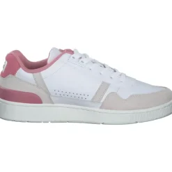 Lacoste T-Clip 47SFA0082, Schnürschuhe, Damen, weiß / light pink