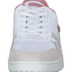 Lacoste T-Clip 47SFA0082, Schnürschuhe, Damen, weiß / light pink