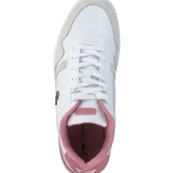 Lacoste T-Clip 47SFA0082, Schnürschuhe, Damen, weiß / light pink