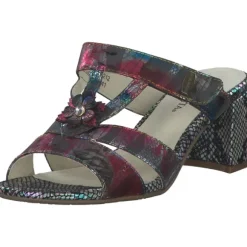 Laura Vita Jachino 02, Plateau-Pantoletten, Damen, noir