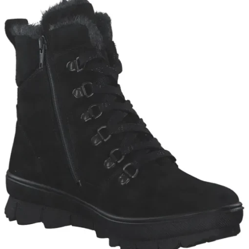 Legero 2-000530-0000 NOVARA, Schnürstiefel, Damen, schwarz (schwarz)