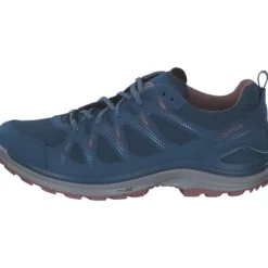 Lowa Innox Evo II GTX 321417, Schnürschuhe, Damen, stahlblau/altrosa
