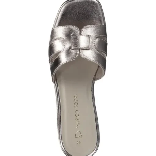Marco Tozzi 27152, Plateau-Pantoletten, Damen, Gold (Platinum)