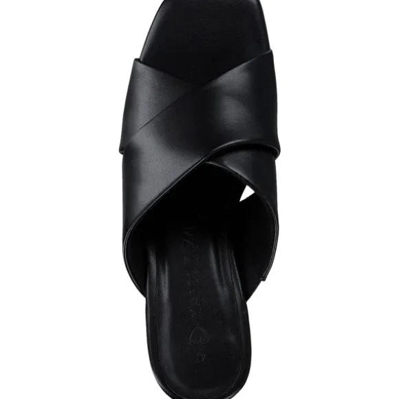 Marco Tozzi 27206, Plateau-Pantoletten, Damen, black