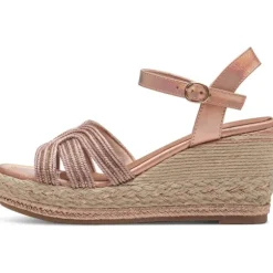 Marco Tozzi 28370, Plateau-Sandaletten, Damen, ROSE MET. COMB
