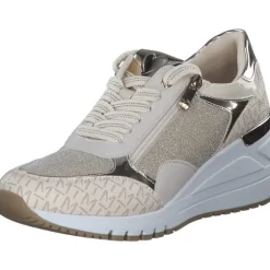 Marco Tozzi 23723, Schnürschuhe, Damen, Gold