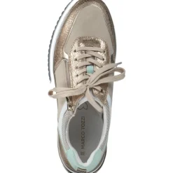 Marco Tozzi 23770, Schnürschuhe, Damen, GOLD COMB