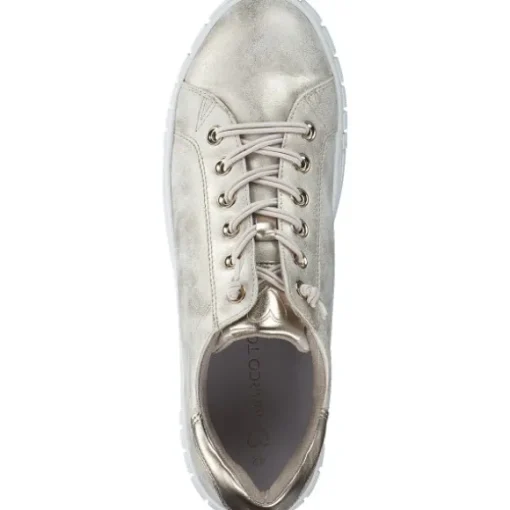Marco Tozzi 23717, Schnürschuhe, Damen, Gold
