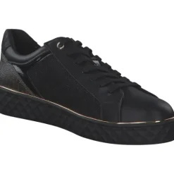 Marco Tozzi 23709, Schnürschuhe, Damen, BLACK COMB