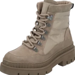 Marco Tozzi 26224, Schnürstiefel, Damen, Grau (Stone)
