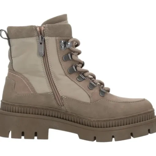 Marco Tozzi 26224, Schnürstiefel, Damen, Grau (Stone)