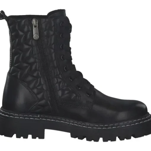 Marco Tozzi 25720, Schnürstiefeletten, Damen, Schwarz