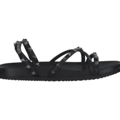 Menbur 24898, Keilsandaletten, Damen, Schwarz