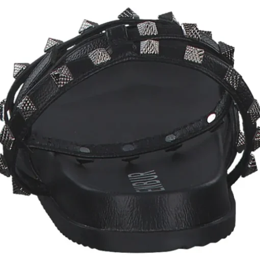 Menbur 24898, Keilsandaletten, Damen, Schwarz