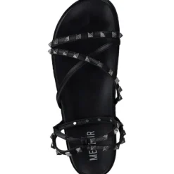 Menbur 24898, Keilsandaletten, Damen, Schwarz