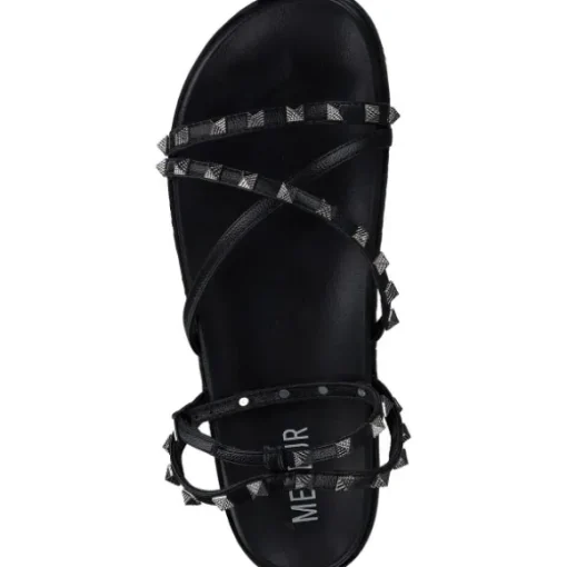 Menbur 24898, Keilsandaletten, Damen, Schwarz