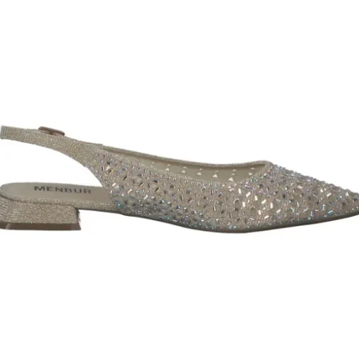 Menbur 24725, Sandalen, Damen, gold