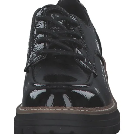 Mustang 1437301-902, Schnürschuhe, Damen, Schwarz (Black)