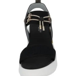 NeroGiardini E410700D, Keilsandaletten, Damen, Schwarz (Nero)