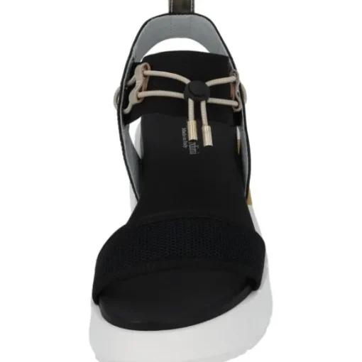 NeroGiardini E410700D, Keilsandaletten, Damen, Schwarz (Nero)