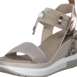 NeroGiardini E307750D, Plateau-Sandaletten, Damen, Beige