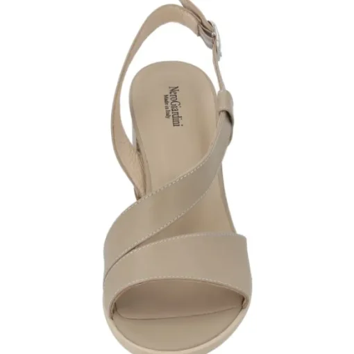 NeroGiardini E410440D, Plateau-Sandaletten, Damen, Beige